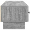 Szafka pod telewizor z szufladą Szary Sonoma 147 x 34,5 x 30 cm