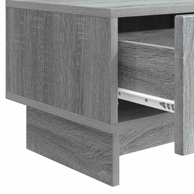 Szafka pod telewizor z szufladą Szary Sonoma 147 x 34,5 x 30 cm