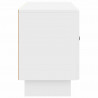 Szafka pod telewizor Biały wysoki połysk 99 x 34,5 x 50 cm