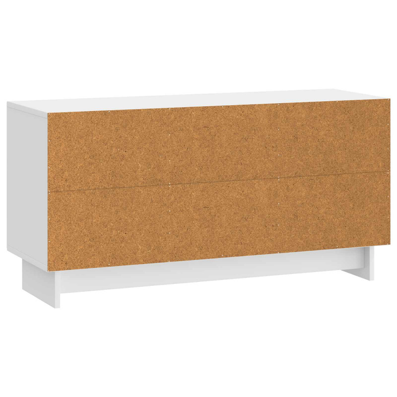 Szafka pod telewizor Biały wysoki połysk 99 x 34,5 x 50 cm