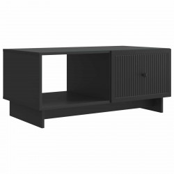 Stolik kawowy Czarny 90 x 50 x 40 cm Drewno inżynieryjne