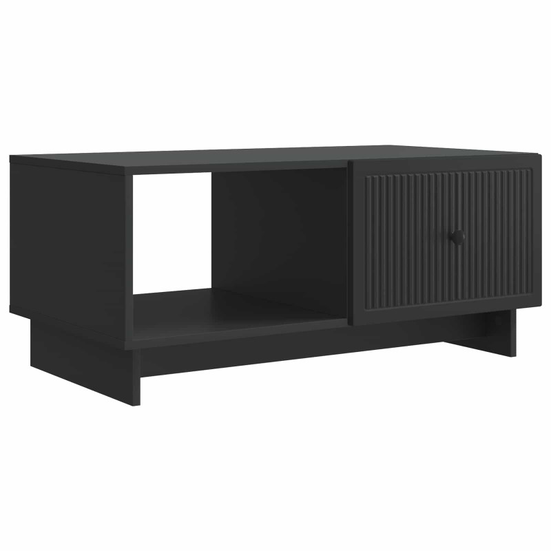 Stolik kawowy Czarny 90 x 50 x 40 cm Drewno inżynieryjne