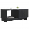 Stolik kawowy Czarny 90 x 50 x 40 cm Drewno inżynieryjne