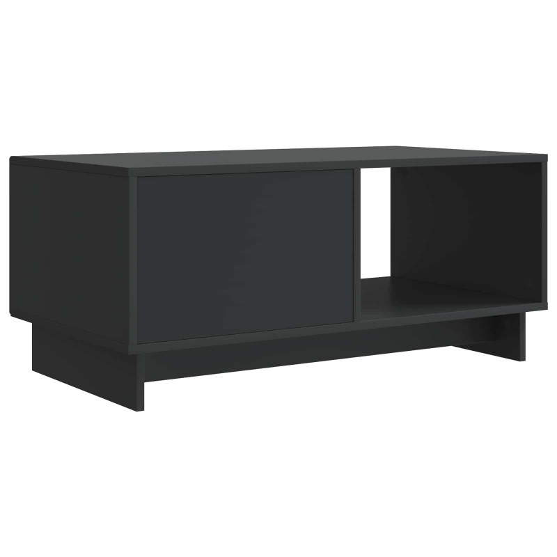 Stolik kawowy Czarny 90 x 50 x 40 cm Drewno inżynieryjne