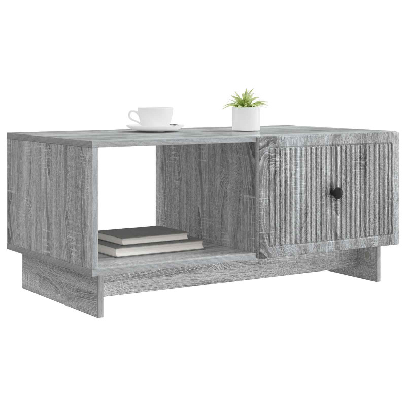Stolik kawowy Szary Sonoma 90 x 50 x 40 cm Drewno inżynieryjne