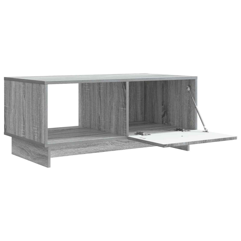 Stolik kawowy Szary Sonoma 90 x 50 x 40 cm Drewno inżynieryjne