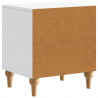 Szafka Nocna 2 pcs Biały 43 x 34,5 x 48 cm Drewno inżynieryjne