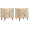 Szafka Nocna z szufladą 2 pcs dąb Sonoma 43 x 34,5 x 48 cm