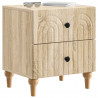 Szafka Nocna z szufladą 2 pcs dąb Sonoma 43 x 34,5 x 48 cm