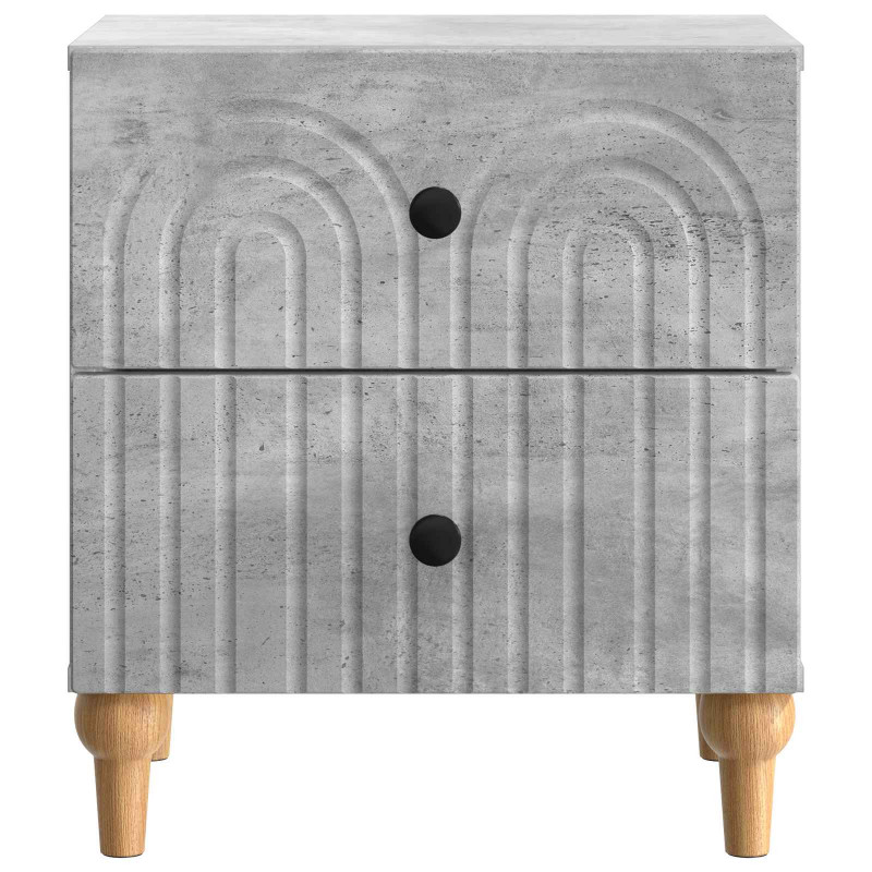 Szafka Nocna z szufladą Betonowy szary 43 x 34,5 x 48 cm