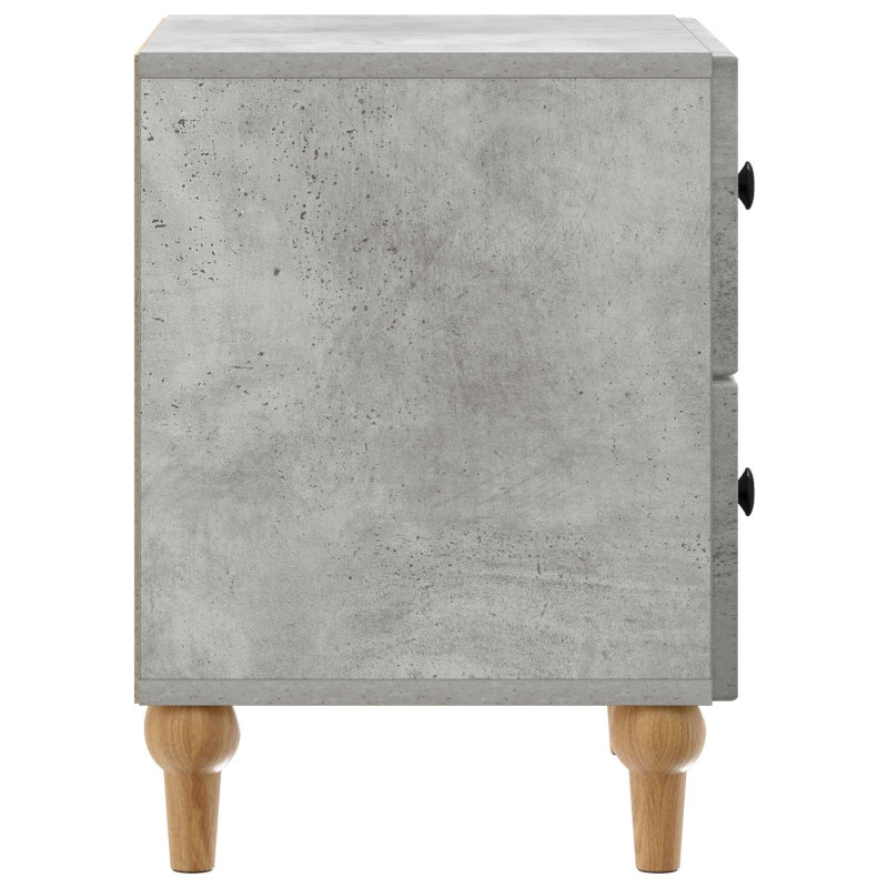Szafka Nocna z szufladą Betonowy szary 43 x 34,5 x 48 cm