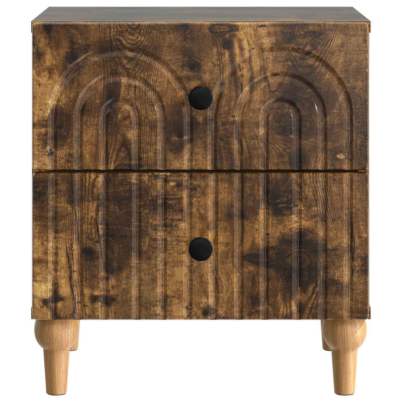 Szafka Nocna Dąb wędzony 43 x 34,5 x 48 cm Drewno inżynieryjne