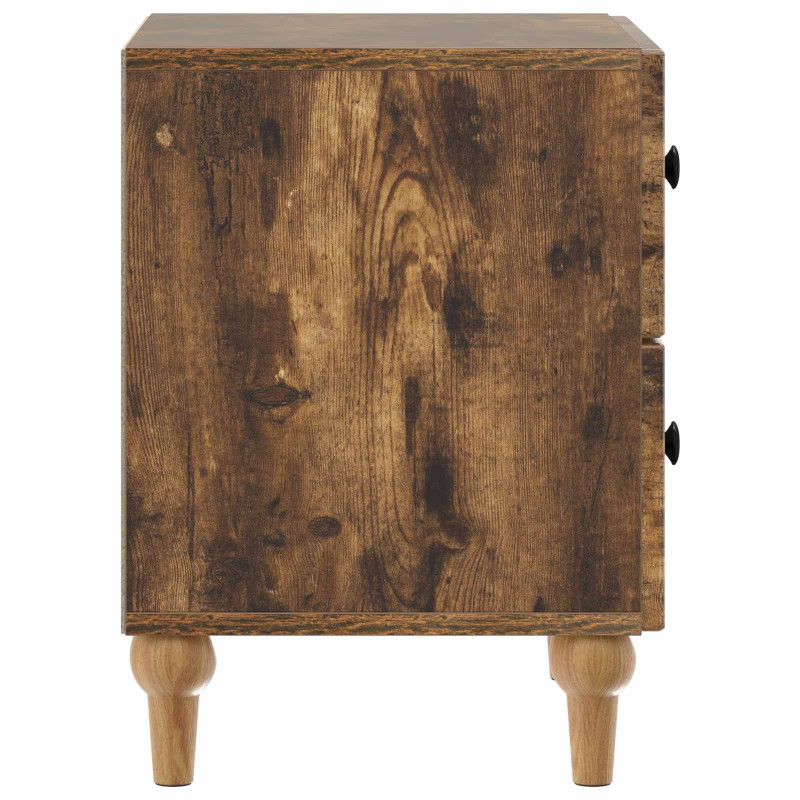 Szafka Nocna z szufladą 2 pcs Dąb wędzony 43 x 34,5 x 48 cm