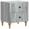 Szafka Nocna Szary Sonoma 43 x 34,5 x 48 cm Drewno inżynieryjne