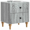 Szafka Nocna Szary Sonoma 43 x 34,5 x 48 cm Drewno inżynieryjne