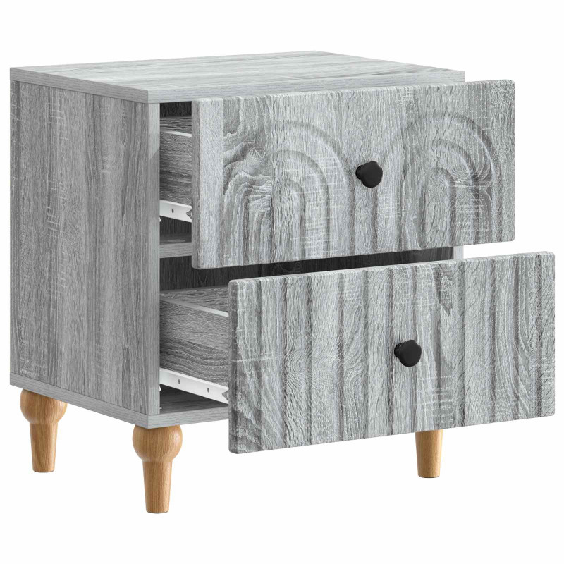 Szafka Nocna Szary Sonoma 43 x 34,5 x 48 cm Drewno inżynieryjne