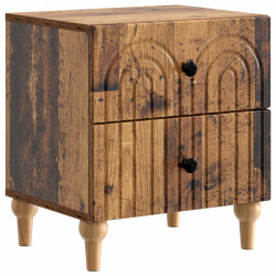 Szafka Nocna Stare drewno 43 x 34,5 x 48 cm Drewno inżynieryjne