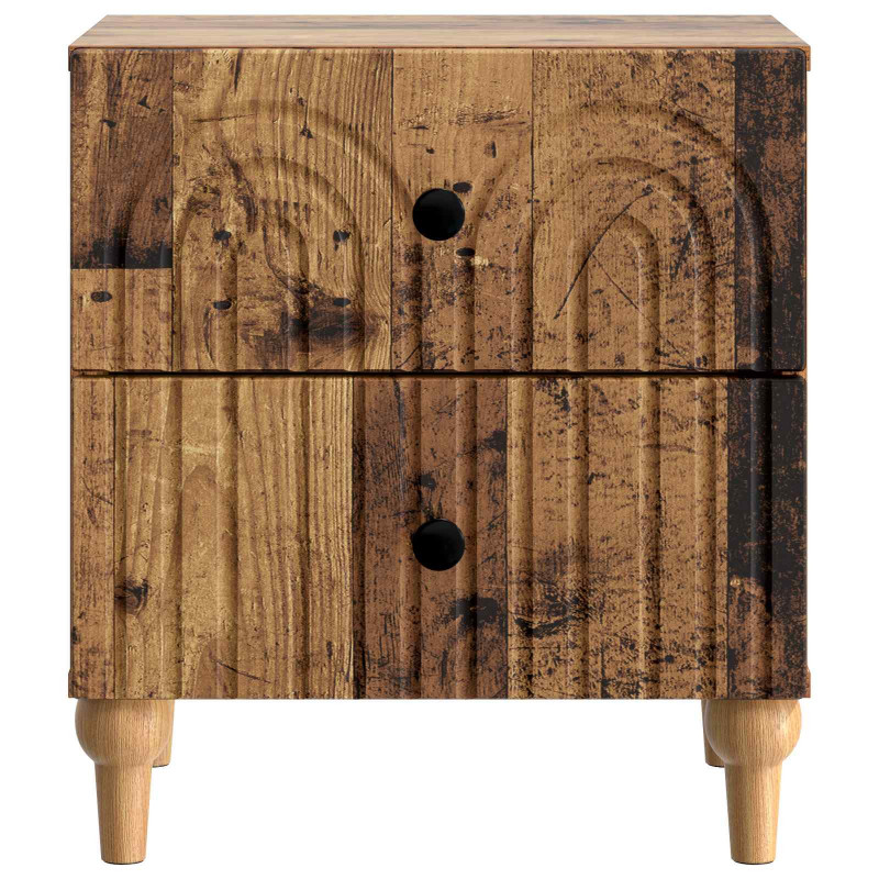 Szafka Nocna z szufladą 2 pcs Stare drewno 43 x 34,5 x 48 cm