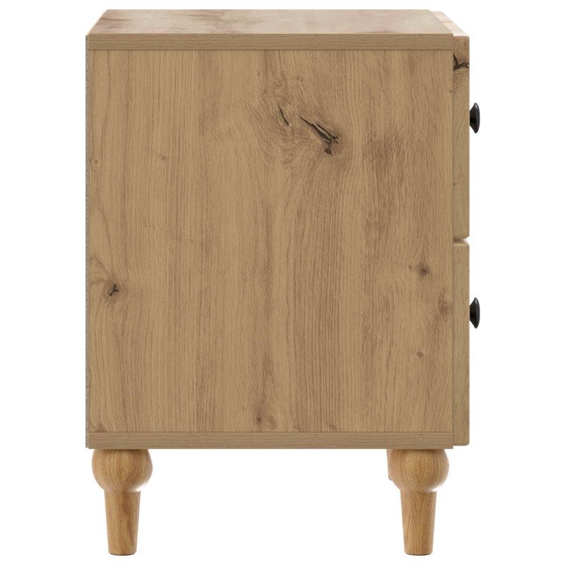 Szafka Nocna z szufladą 2 pcs Dąb artisan 43 x 34,5 x 48 cm