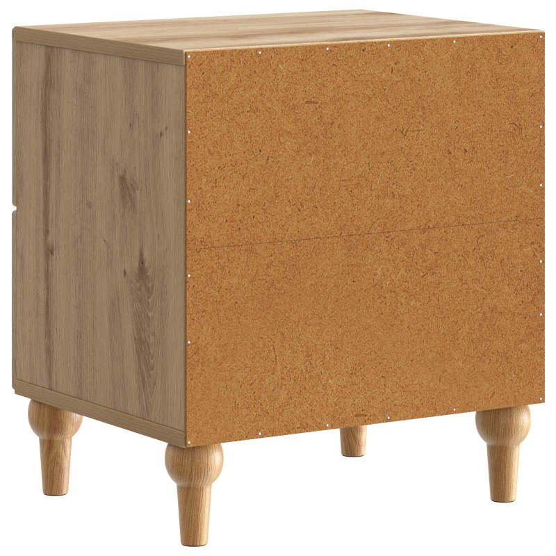 Szafka Nocna z szufladą 2 pcs Dąb artisan 43 x 34,5 x 48 cm