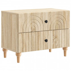 Szafka Nocna dąb Sonoma 62 x 34,5 x 48 cm Drewno inżynieryjne