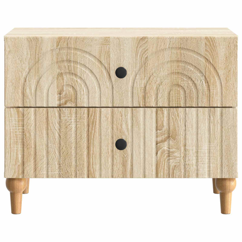 Szafka Nocna dąb Sonoma 62 x 34,5 x 48 cm Drewno inżynieryjne