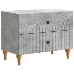 Szafka Nocna z szufladą Betonowy szary 62 x 34,5 x 48 cm