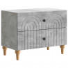 Szafka Nocna z szufladą Betonowy szary 62 x 34,5 x 48 cm