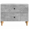 Szafka Nocna z szufladą Betonowy szary 62 x 34,5 x 48 cm