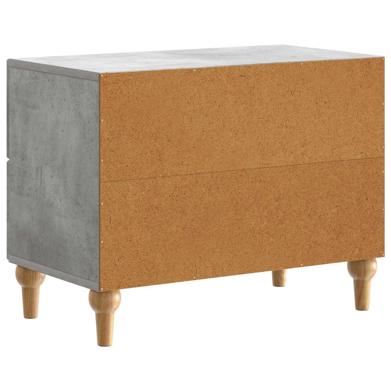 Szafka Nocna z szufladą Betonowy szary 62 x 34,5 x 48 cm