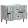Szafka Nocna Szary Sonoma 62 x 34,5 x 48 cm Drewno inżynieryjne