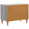 Szafka Nocna Szary Sonoma 62 x 34,5 x 48 cm Drewno inżynieryjne