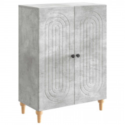 Bufet Betonowy szary 66 x 34,5 x 90 cm Drewno inżynieryjne