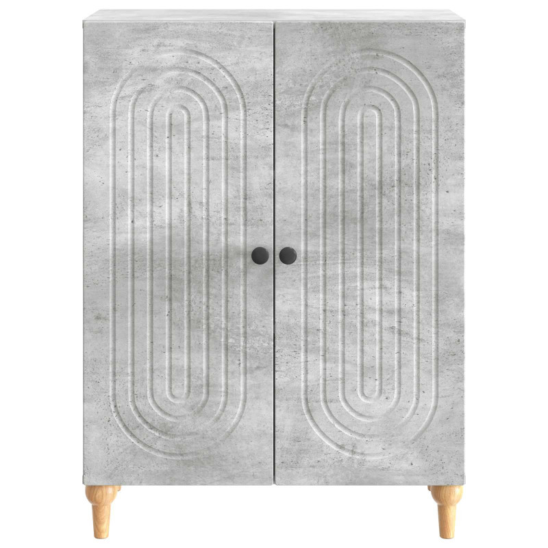 Bufet Betonowy szary 66 x 34,5 x 90 cm Drewno inżynieryjne