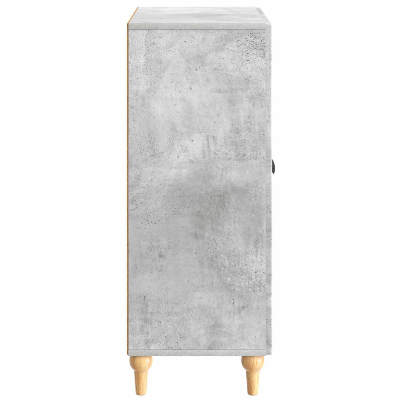Bufet Betonowy szary 66 x 34,5 x 90 cm Drewno inżynieryjne