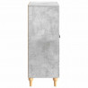 Bufet Betonowy szary 66 x 34,5 x 90 cm Drewno inżynieryjne
