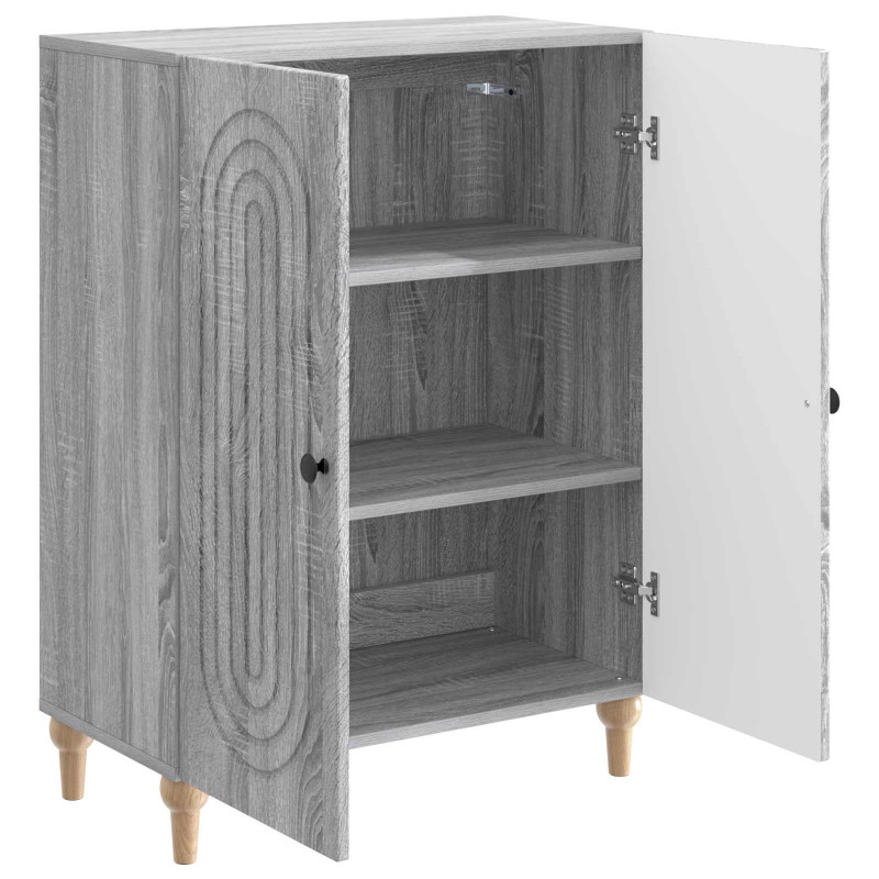 Bufet Szary Sonoma 66 x 34,5 x 90 cm Drewno inżynieryjne