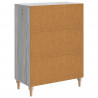Bufet Szary Sonoma 66 x 34,5 x 90 cm Drewno inżynieryjne