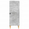 Bufet Betonowy szary 33 x 34,5 x 90 cm Drewno inżynieryjne