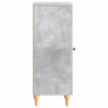 Bufet Betonowy szary 33 x 34,5 x 90 cm Drewno inżynieryjne