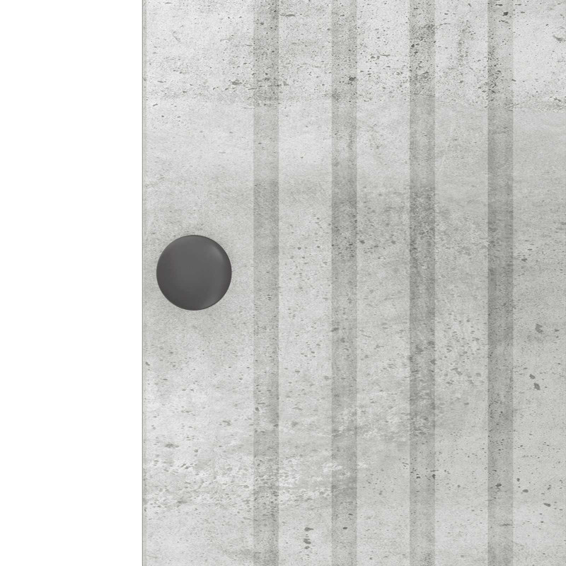 Bufet Betonowy szary 33 x 34,5 x 90 cm Drewno inżynieryjne