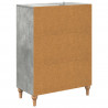 Szafka z Szufladami Betonowy szary 66 x 34,5 x 90 cm