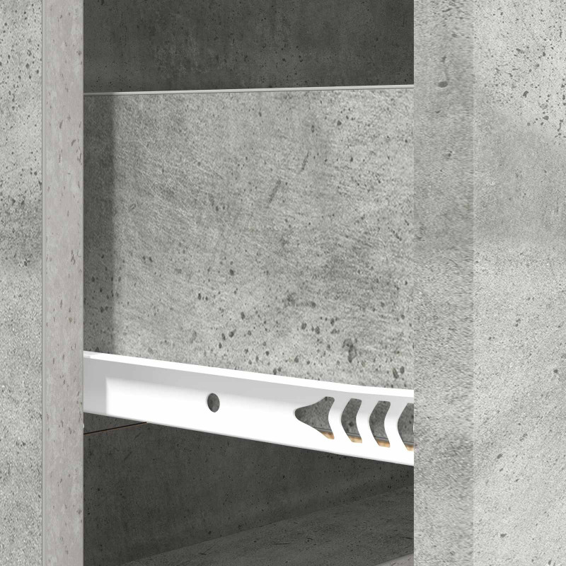 Szafka z Szufladami Betonowy szary 66 x 34,5 x 90 cm