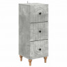 Szafka z Szufladami Betonowy szary 33 x 34,5 x 90 cm