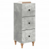 Szafka z Szufladami Betonowy szary 33 x 34,5 x 90 cm