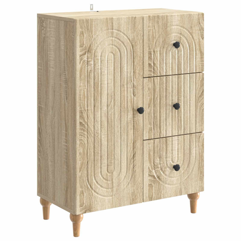 Bufet dąb Sonoma 66 x 34,5 x 90 cm Drewno inżynieryjne