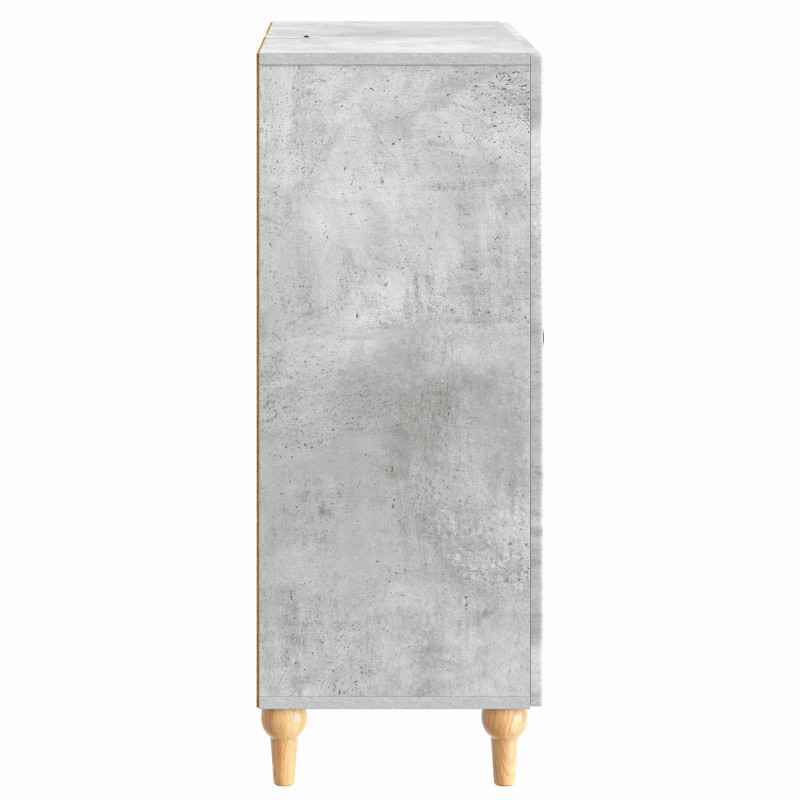 Bufet Betonowy szary 66 x 34,5 x 90 cm Drewno inżynieryjne