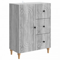 Bufet Szary Sonoma 66 x 34,5 x 90 cm Drewno inżynieryjne