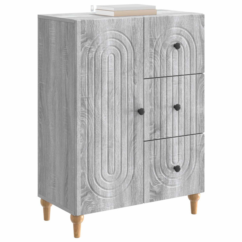 Bufet Szary Sonoma 66 x 34,5 x 90 cm Drewno inżynieryjne