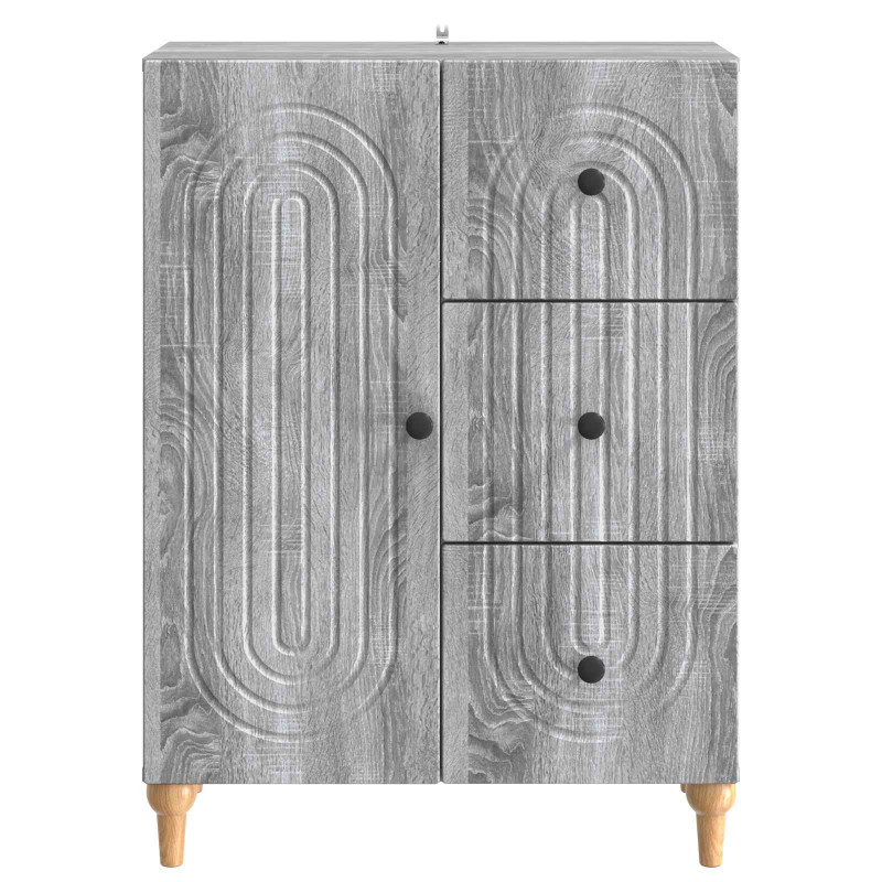 Bufet Szary Sonoma 66 x 34,5 x 90 cm Drewno inżynieryjne